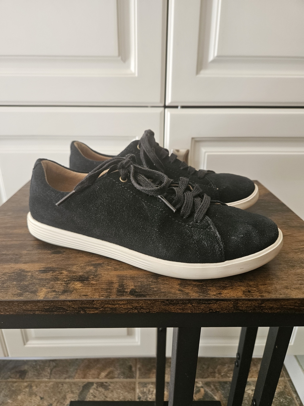 Cole Haan Black Suede Sneakers Smart Casual Grunge Emo Minimalist Travel Comfort
